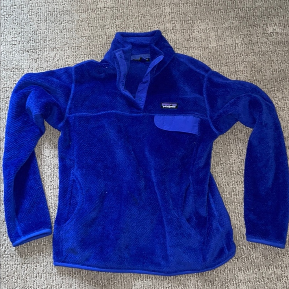 royal blue patagonia fleece